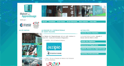 Desktop Screenshot of maisondelapprentissage.fr